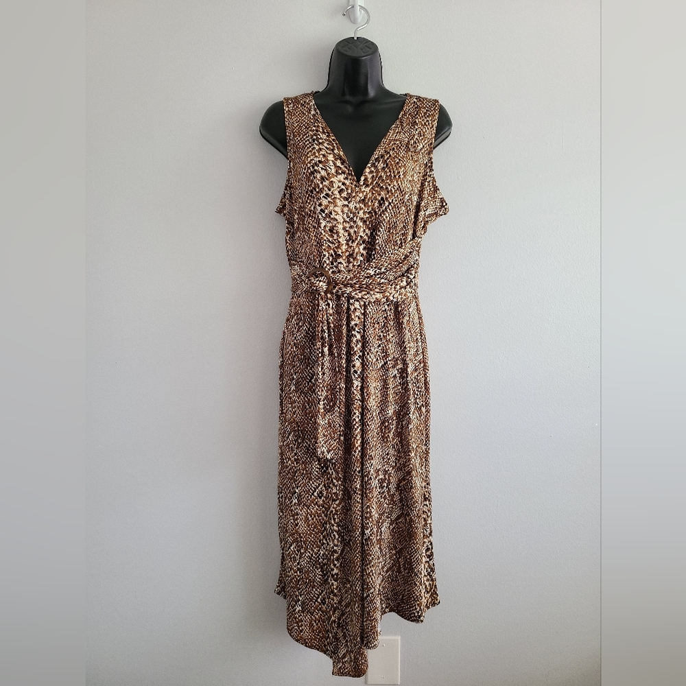 Snake Print Dress